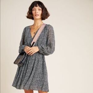 Anthropologie Maeve Long Sleeve Mini Dress size 2x